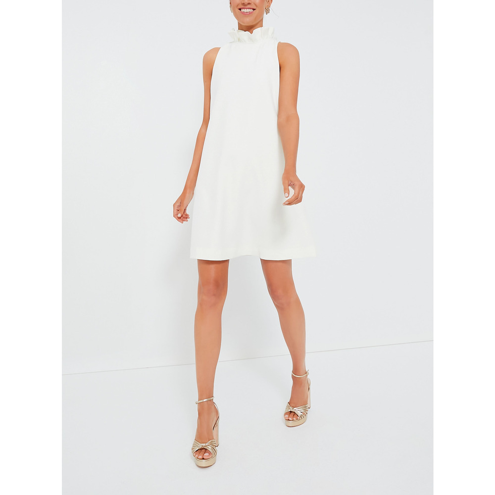 Tuckernuck 'Blythe' White Sleeveless Crepe Dress Size XS
